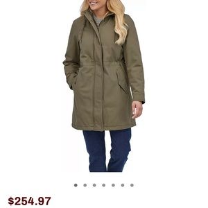 Womens Patagonia Prarie Dawn insulated Parka size Med